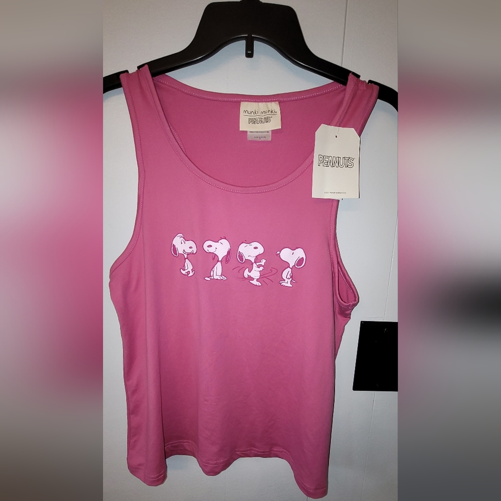 NWT Small Peanuts Snoopi Tank Top